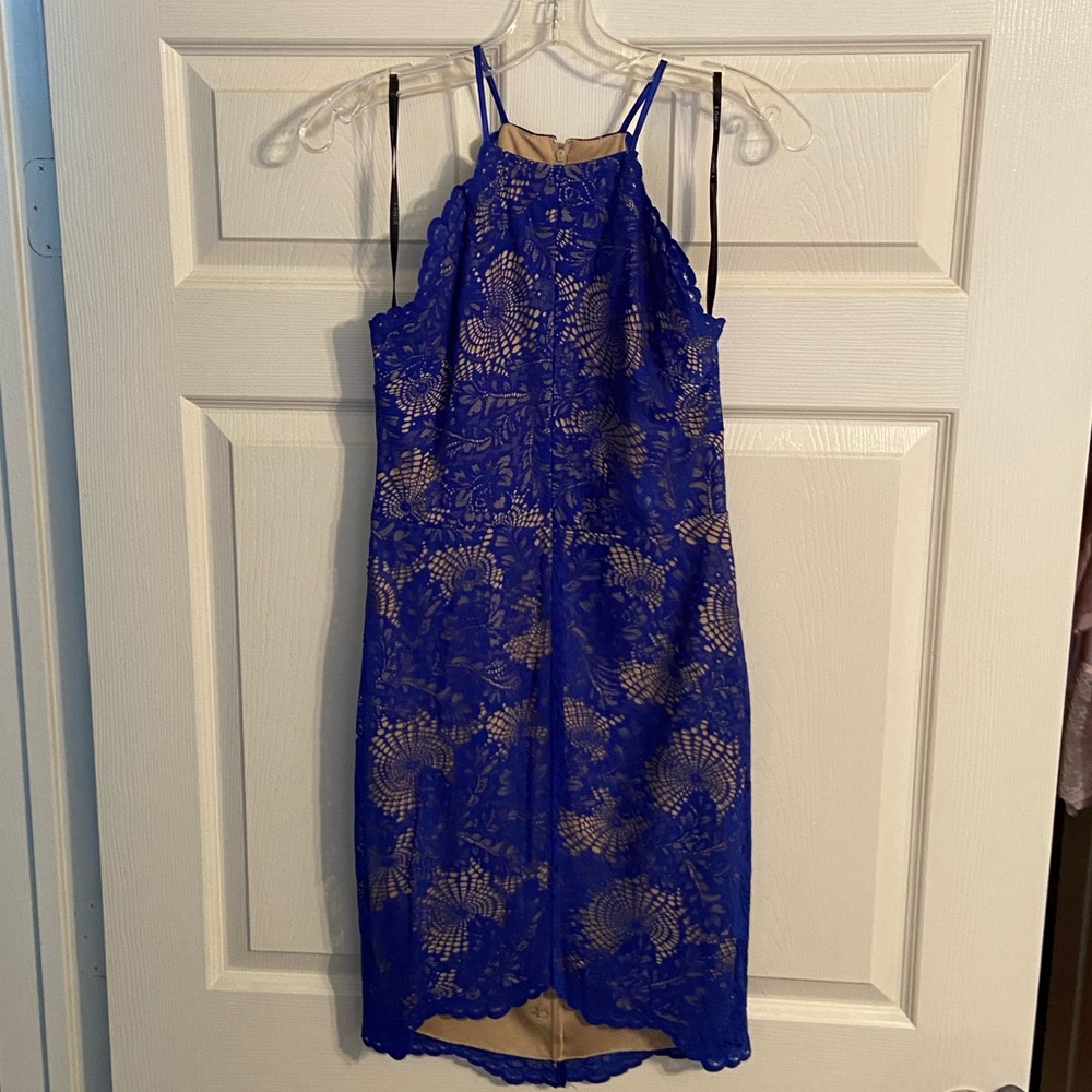 Blue Crotchet Dress